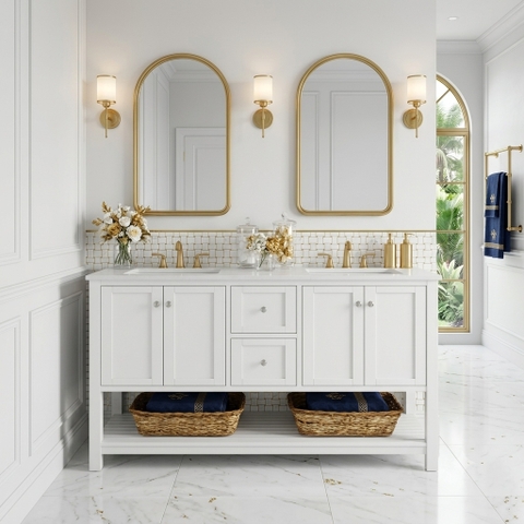 Tủ Lavabo Lakeshore 60inch White