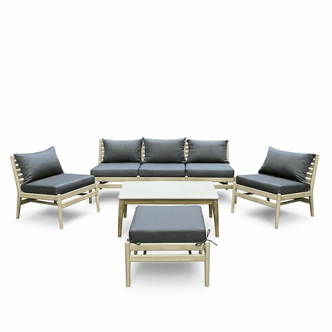 Bộ Sofa Distric gỗ Teak Suntone