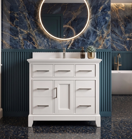 Tủ Lavabo Aria White 36inch