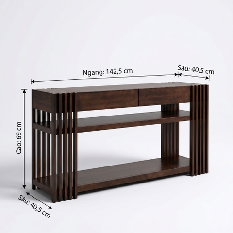 Bàn Console trang trí gỗ Cherry Wood