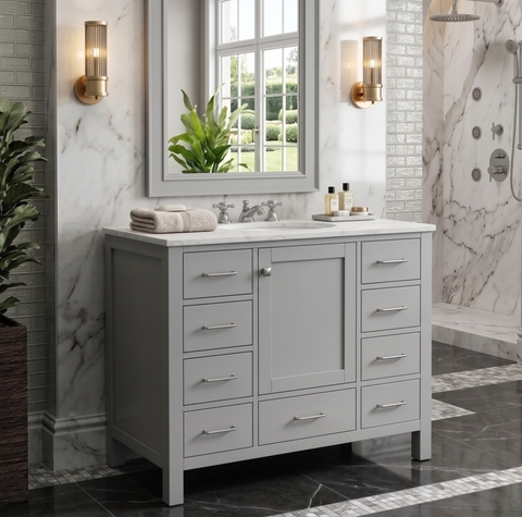 Tủ Lavabo Autum Gray 42-inch
