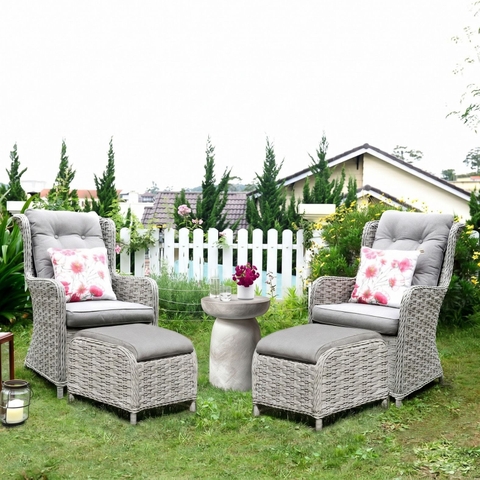 Bộ ghế thư giãn nhựa giả mây Lifestyle Garden