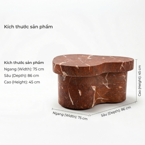 Bàn sofa ZION MARBLE COFFEE TABLE