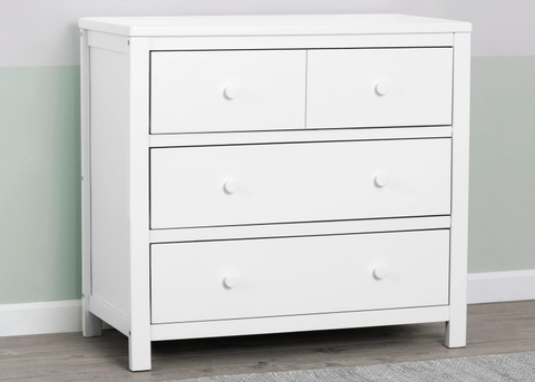 Tủ đựng đồ 3 ngăn kéo Bianca White