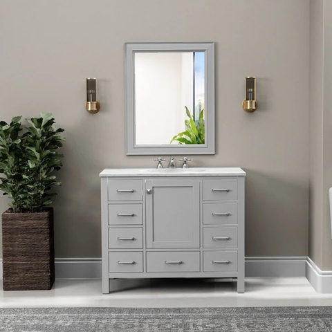 Tủ Lavabo Autum Gray 42-inch