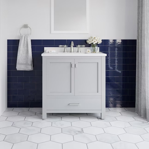 Khung Tủ Lavabo Ronald 36-in Gray