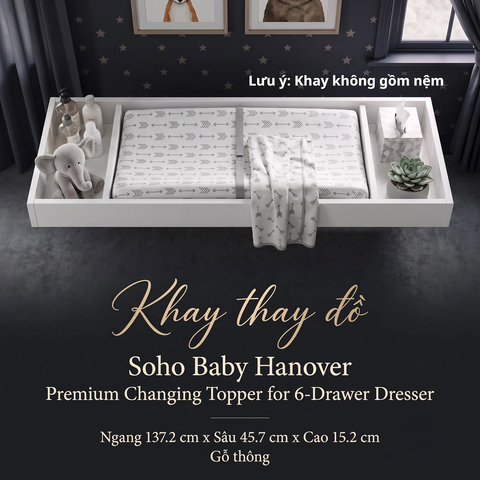 Khay trang trí - Khay thay tã trẻ em SoHo