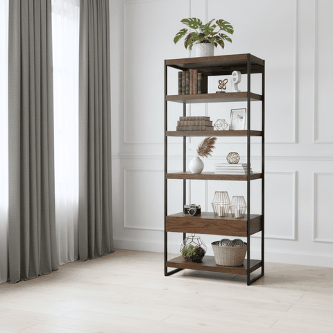 Kệ trang trí 5 tầng có hộc kéo Inspire Q