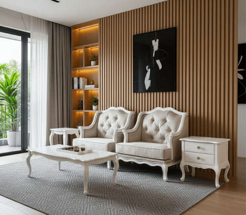 Set Sofa Soufeiya japan tân cổ điển