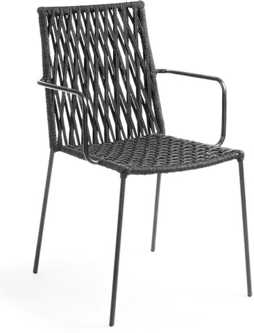 Ghế tựa lưng chữ X tay vịn KaveHome