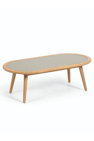 Bàn trà Mikado Ovan mặt đá