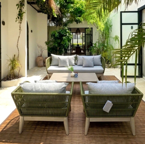 Set Ghế Sofa Ngoài Trời Đan Dây Article