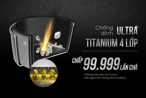Bộ nồi chống dính Ultra Titanium Sunhouse ST2210B