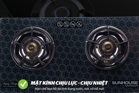 Bếp ga đôi Sunhouse Mama MMBB0787MT