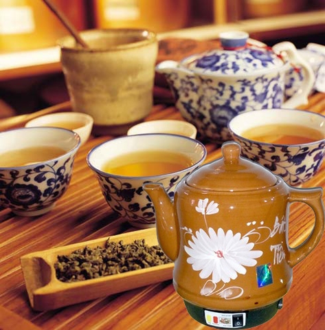 Ấm sắc thuốc Bát Tiên BA2086 vàng lươn