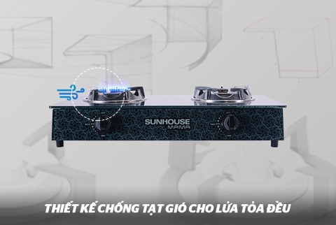 Bếp ga đôi Sunhouse Mama MMBB0787MT