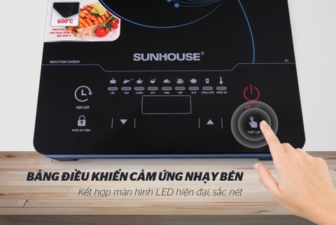 Bếp điện từ đơn Sunhouse 2200W SHD6863
