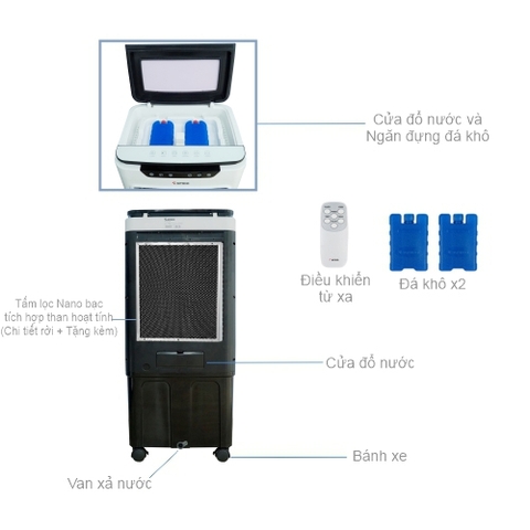 Quạt điều hòa không khí Rapido 6000D