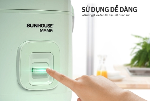 Nồi cơm điện Sunhouse Mama SHD8665B 1,8 lít 700W