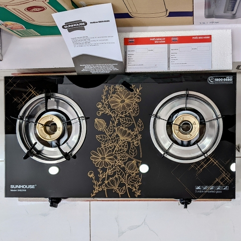 Bếp gas dương kính Sunhouse SHB2106