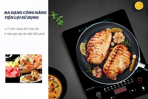 Bếp điện từ đơn Sunhouse 2200W SHD6863