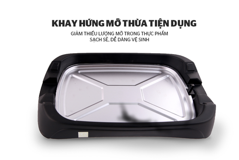 Bếp nướng điện Sunhouse có nắp kính SHD4602