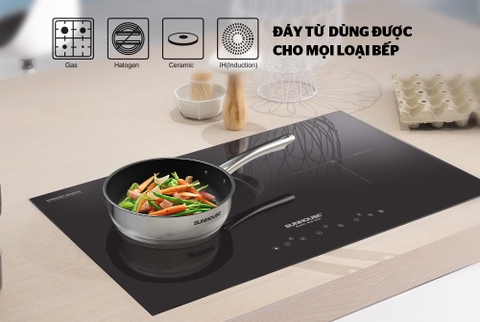 Chảo inox 5 đáy Sunhouse IN20M2