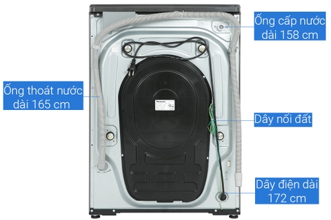 Máy giặt sấy Panasonic Inverter 10 kg NA-S106FC1LV