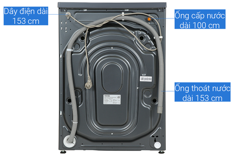 Máy giặt sấy Toshiba Inverter 12.5 kg TWD-BM135GF4V(MG)