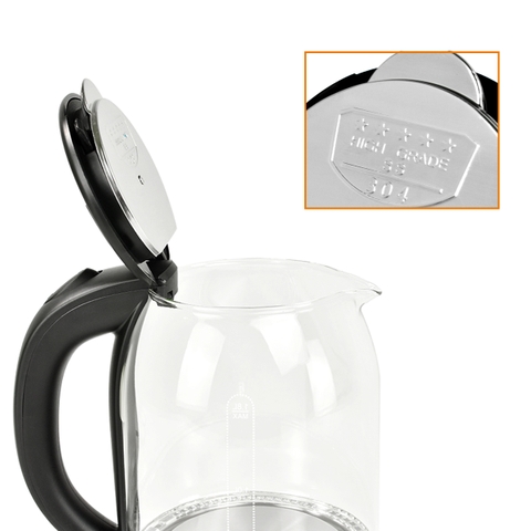 Ấm siêu tốc thủy tinh Goldsun GKT2601G 1,8L