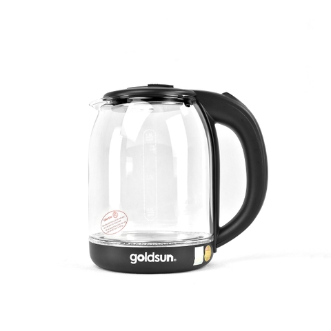 Ấm siêu tốc thủy tinh Goldsun GKT2601G 1,8L