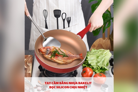 Chảo chống dính đáy từ Sunhouse 28 SWP28MA