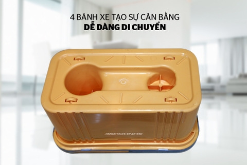 Bộ lau nhà xoay 360 độ Sunhouse KS CL350PB