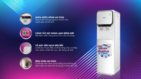 Máy lọc nước Mutosi MD200S tích hợp bộ đấu máy nhanh RO MD