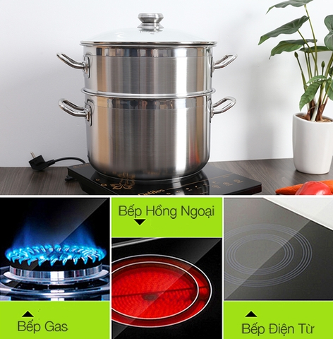 Bộ nồi xửng hấp Five Star FV28 size 28cm