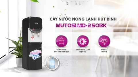 Cây nóng lạnh Mutosi MD250BK đen