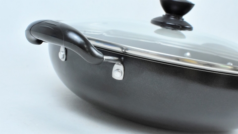 Chảo xào chống dính Goldsun có nắp GPA1001-32IH 32cm