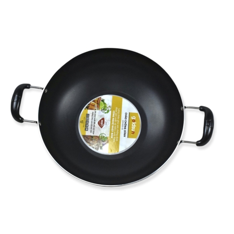 Chảo xào chống dính Goldsun GPA1003-32 32cm