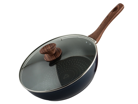 Chảo kim cương Nagakawa NAG2853 có nắp 28cm