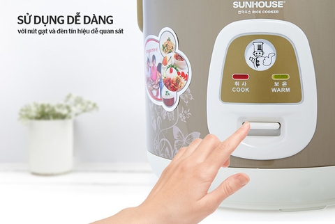 Nồi cơm điện Sunhouse SHD8216 1,2 lít