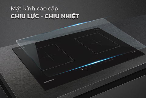 Bếp đôi điện từ SUNHOUSE SHBDI06-HT