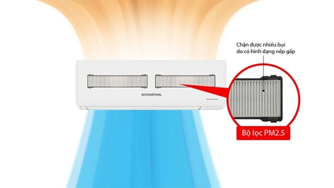 Điều hòa General 1 chiều inverter 9000BTU ASGG09CPTA-V