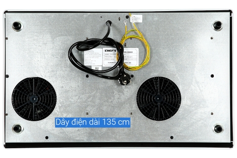 Bếp Điện Từ đôi Chef's EH-DIH2000A