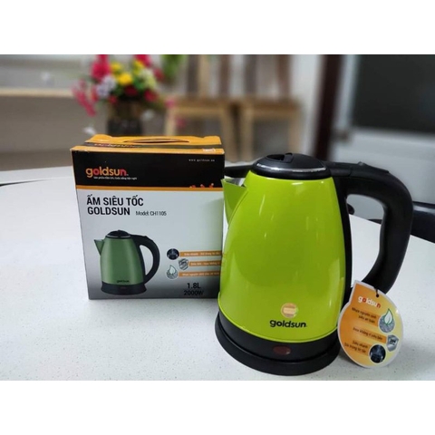 Ấm siêu tốc Goldsun inox 304 CH-1105 1.8L