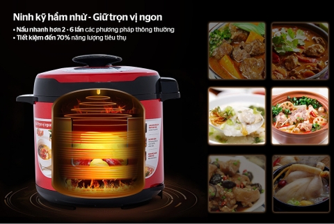 Nồi áp suất điện đa năng Sunhouse SHD1767 6 lít