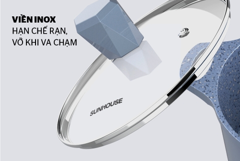 Nồi lẻ vân đá đáy từ Sunhouse SHG2024MMA