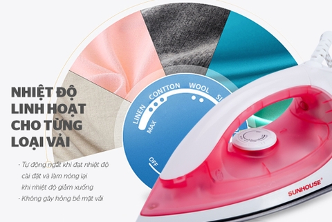 Bàn Là khô Sunhouse SHD1072