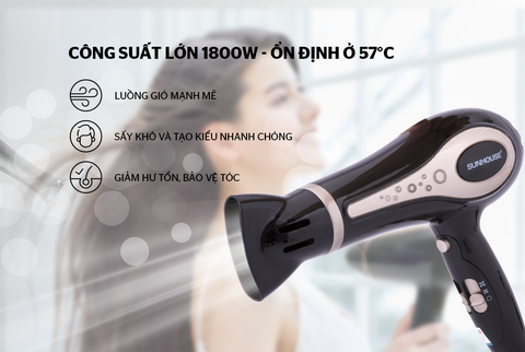 Máy sấy tóc Sunhouse SHD2317 1800W