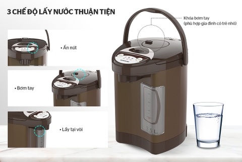 Bình thủy điện Sunhouse SHD1535C 3,5 lít