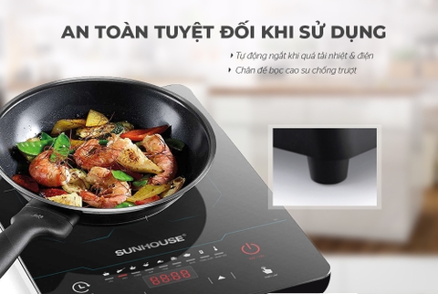 BẾP TỪ ĐƠN SUNHOUSE 2200W SHD6873
